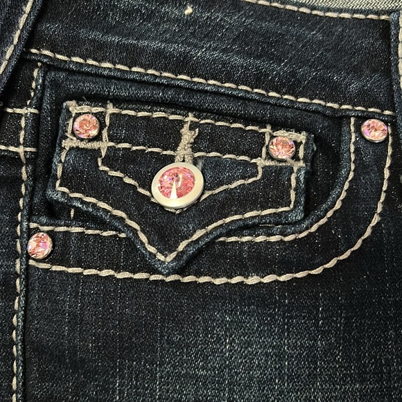 True Religion Dark Blue Flare Jeans - Picture 11 of 12